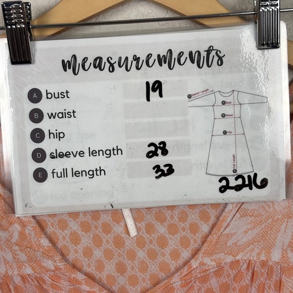 Free People Women's Boho Peasant‎ Tunic SZ Medium Coral Pink Floral Flowy Resort - Picture 2 of 9